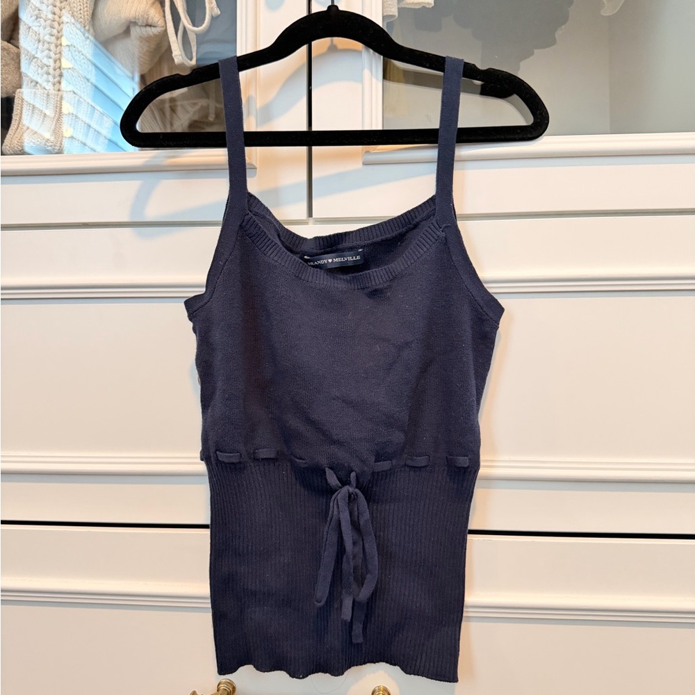 Brandy Melville cinched tank top